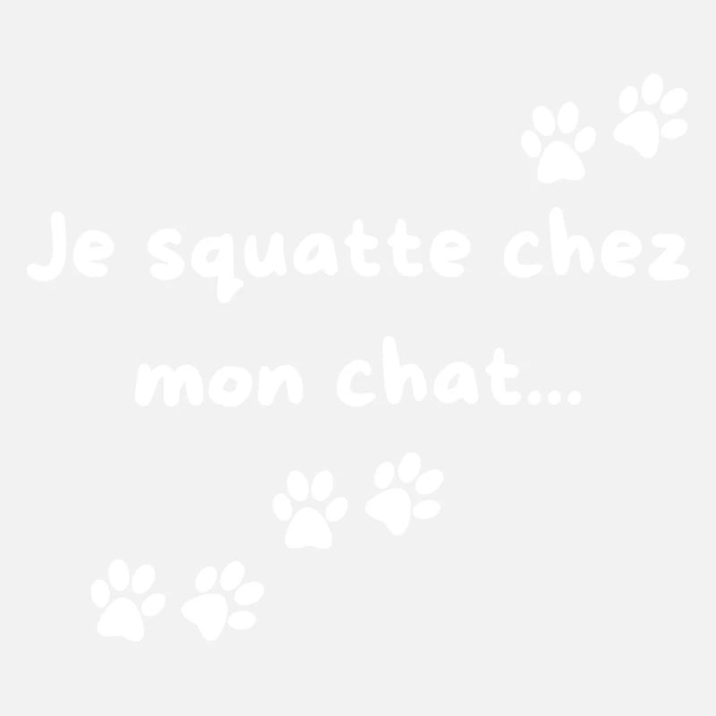 Je squatte chez mon chat