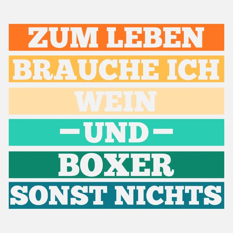 Hund Wein Deutscher Boxer