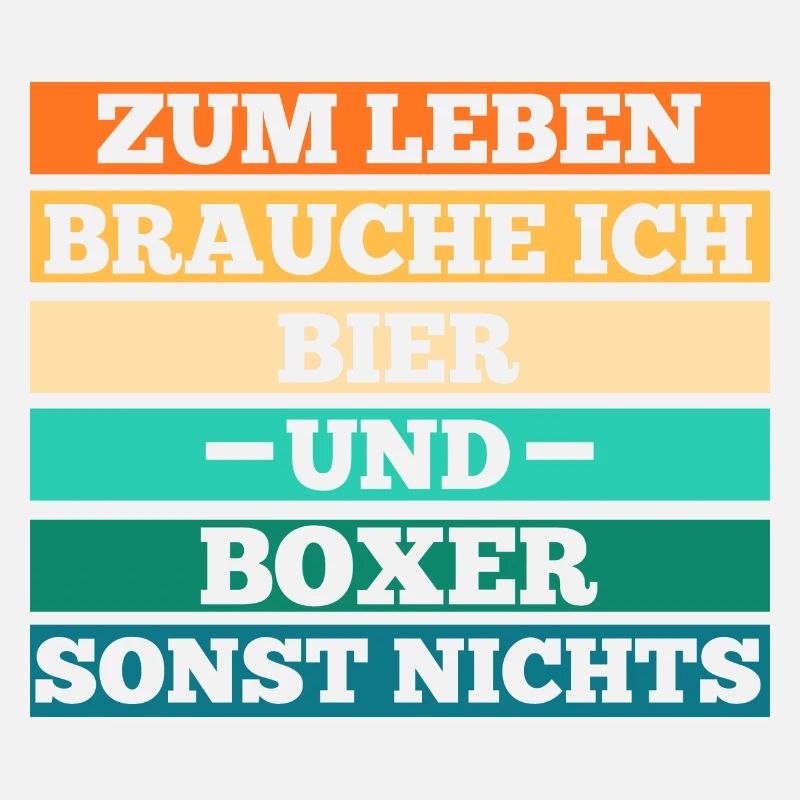 Hund Bier Deutscher Boxer