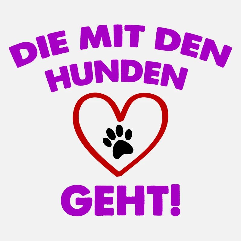 die mit den hunden geht