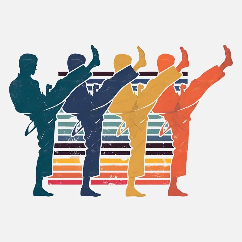 Karate - Retro Fighter Gift