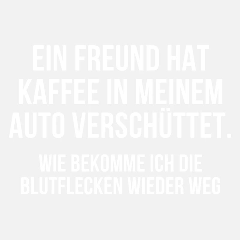 Freund hat Kaffee im Auto verschüttett