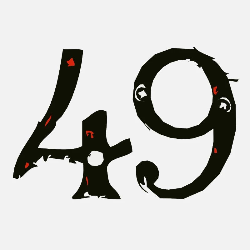 49 numero chiffre quarante neuf A