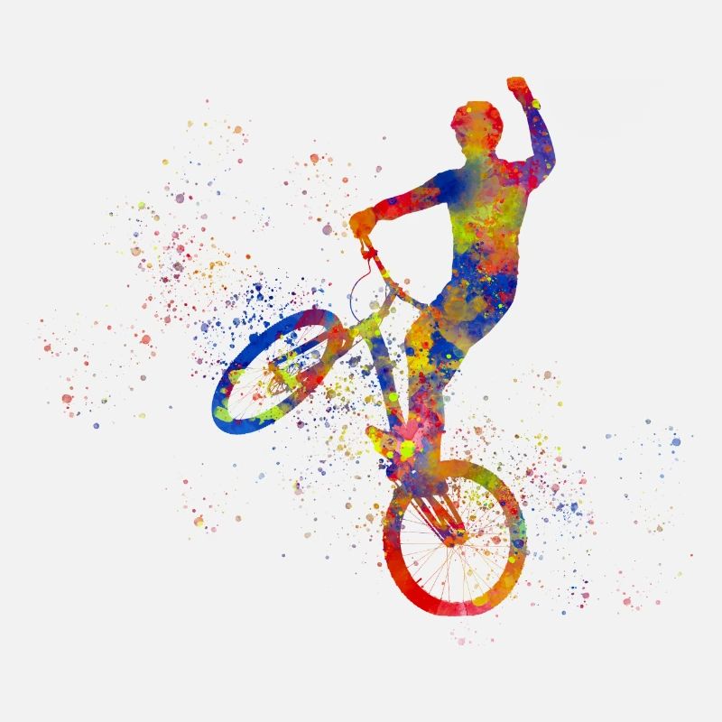 BMX-Radfahrer