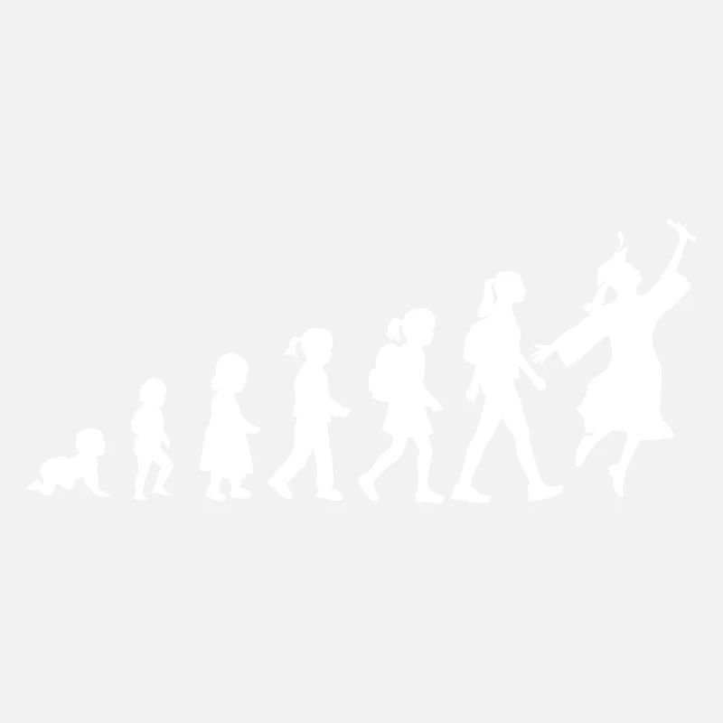 Evolution Schoolchild Diplômé de l’école secondaire