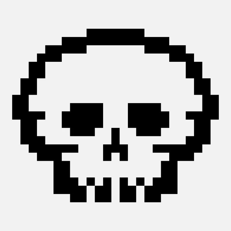 Crâne de pixel