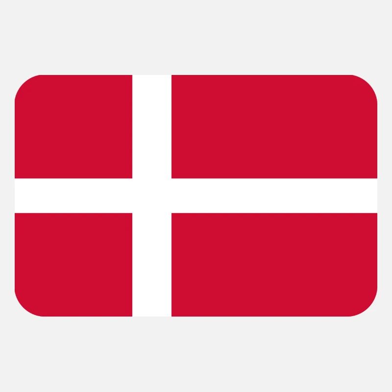 DENMARK FLAG round corner 400 dpi