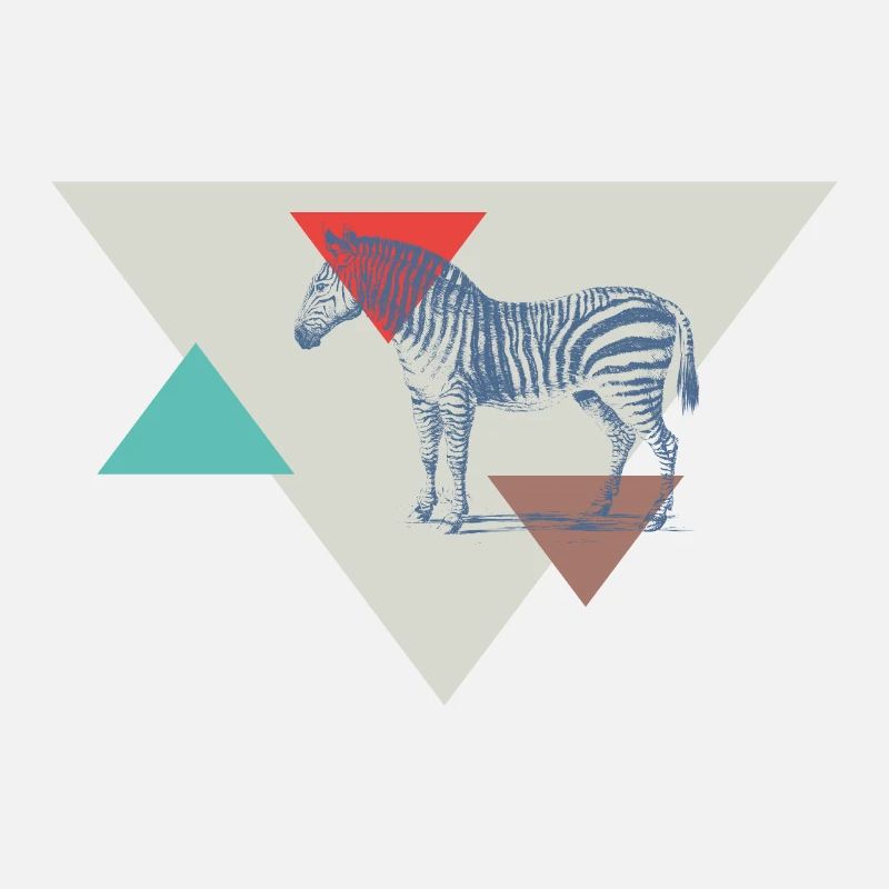 Conception de triangle de zèbre
