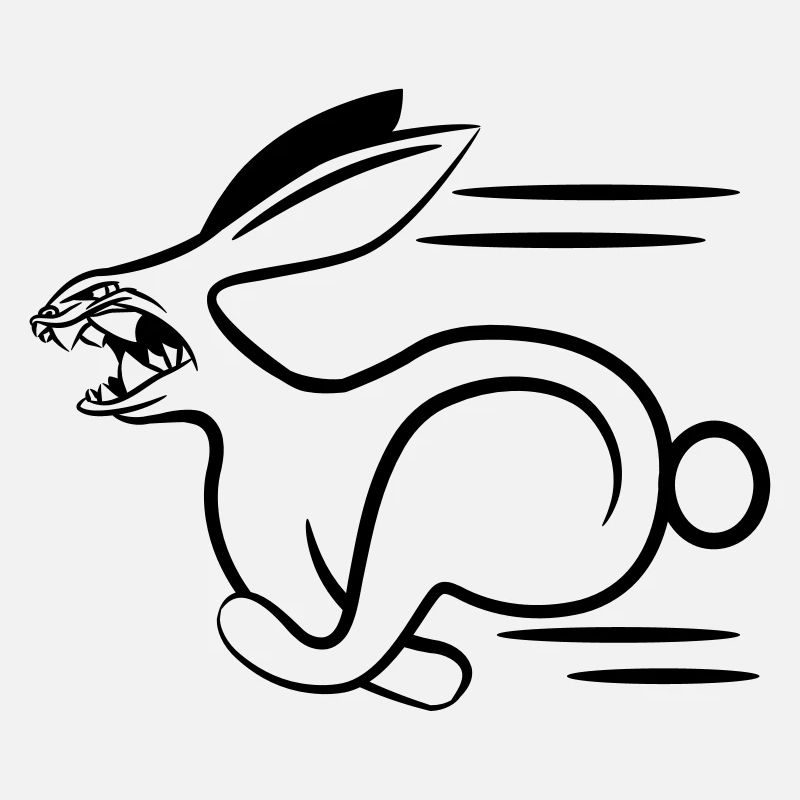 Rabbit aggressive dangerous funny