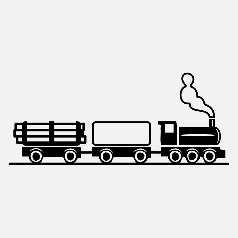 dampflok chemin de fer train de marchandises de jo