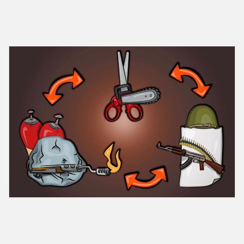 Schere, Stein, Papier Rock, Paper, Scissors