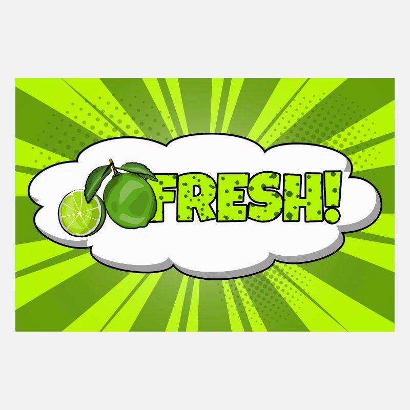 Frischer Comic-Stil Bubble Graffiti Schriftzug