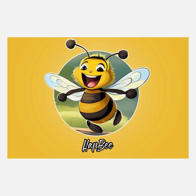 Jeu de mots expression ambiguë – HapBee (Abeille heureuse)