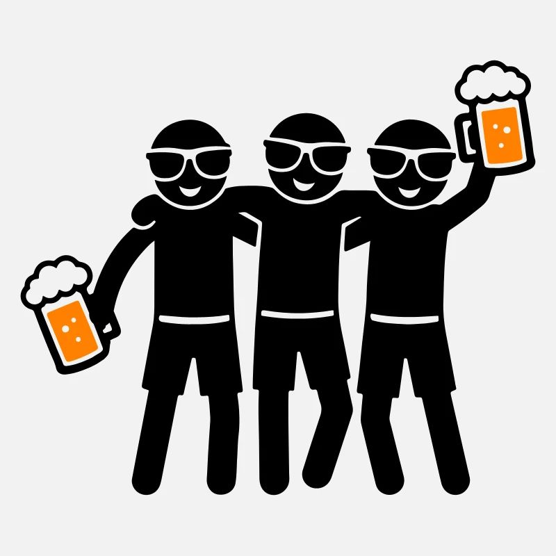 Party Team Bier Gruppe