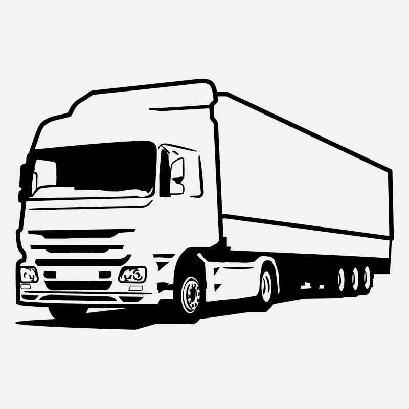 Route de camion camion