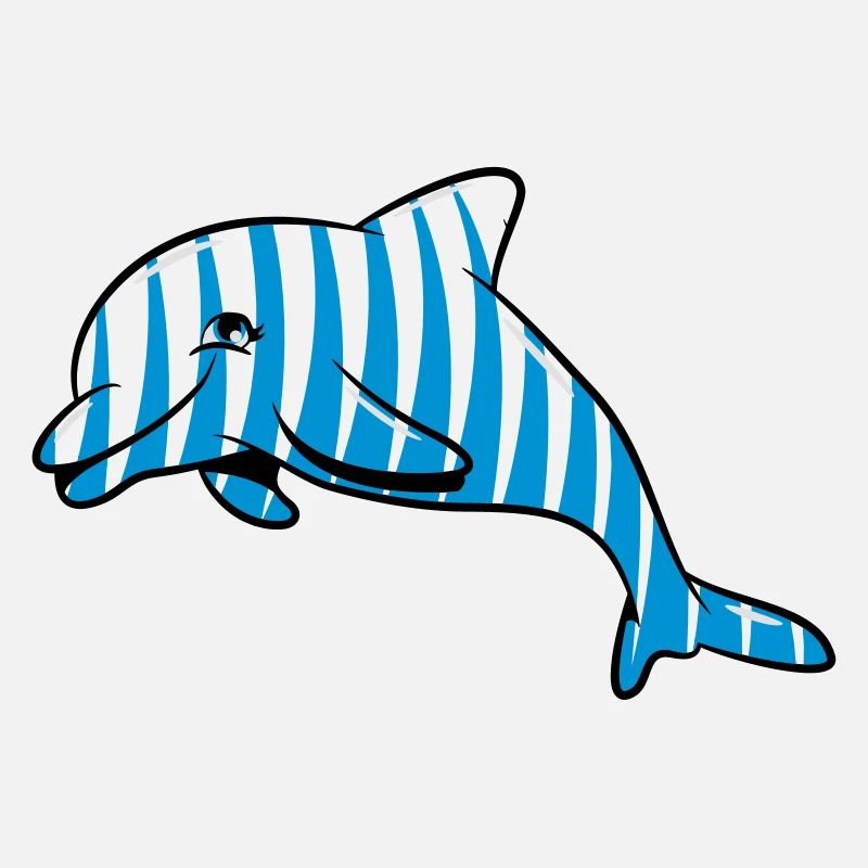 Delfin cute sea design