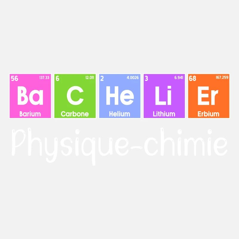 Cadeau bachelier BAC 2023 Bachelière 2023 physique