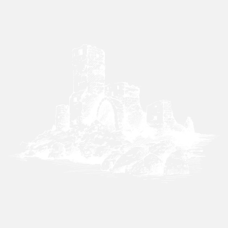 Castle Drawing Landmark Middle Ages historical