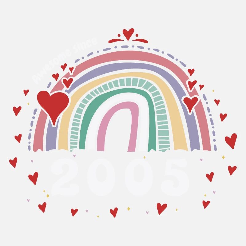 Cute Rainbow Awesome 2005 - 18. Geburtstag mit