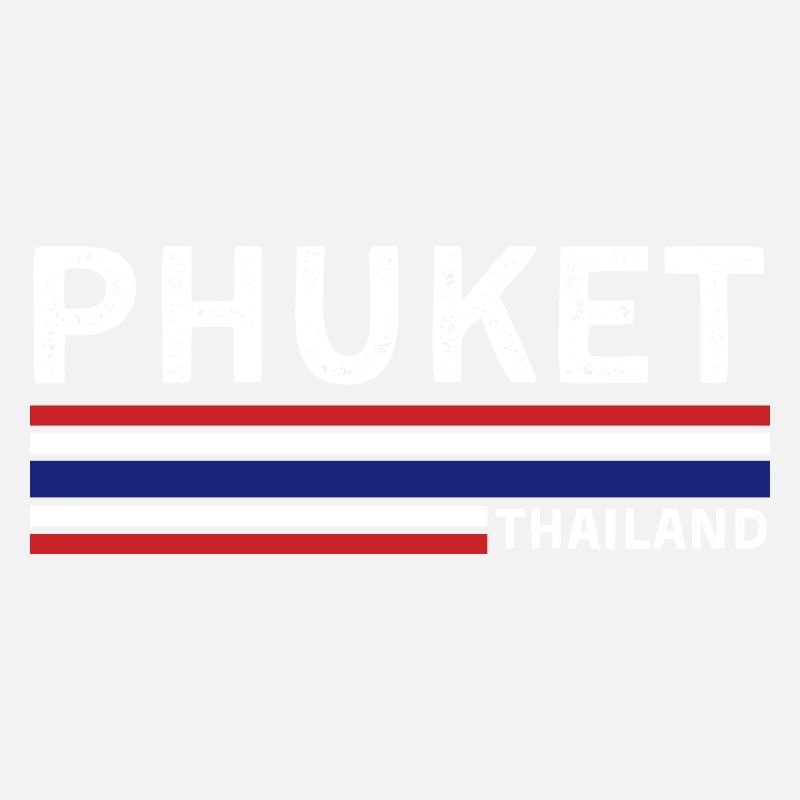 T-shirt drapeau de la Thaïlande de Phuket