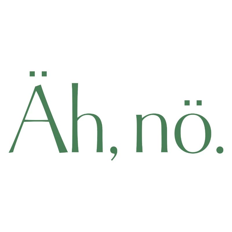 Euh, non. Euh non. Tout simplement non. Rien. Non.