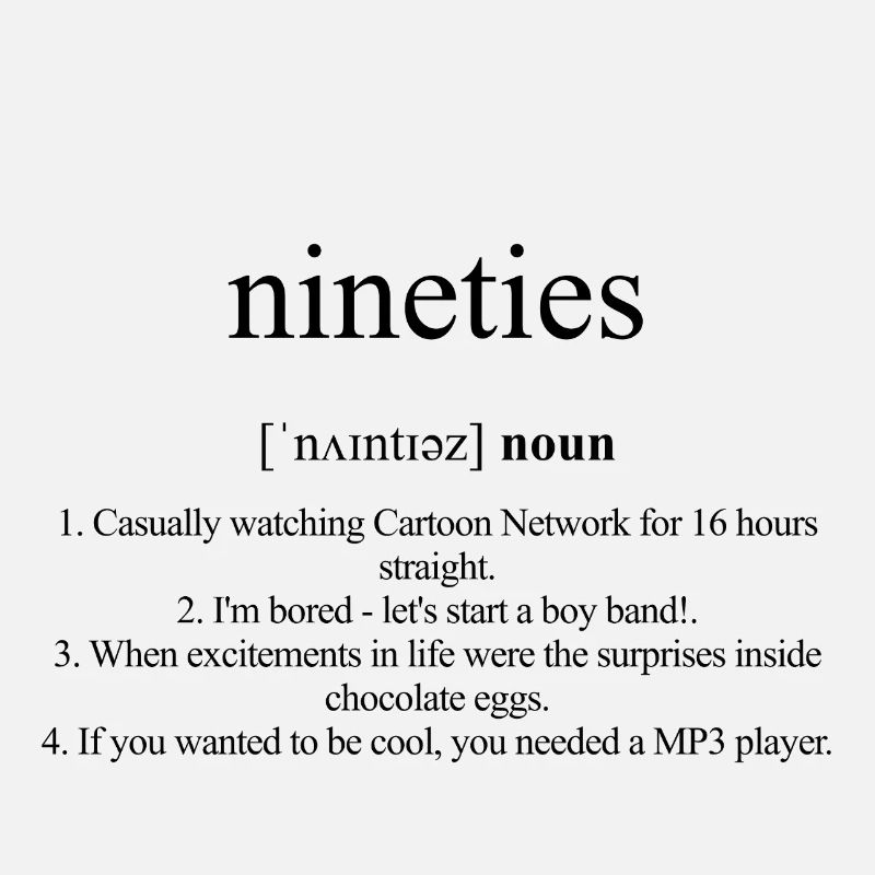 Nineties | Neunziger Definition Dictionary
