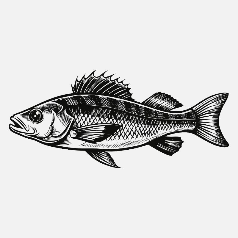 Wolfsbarsch - Angler - Geschenk