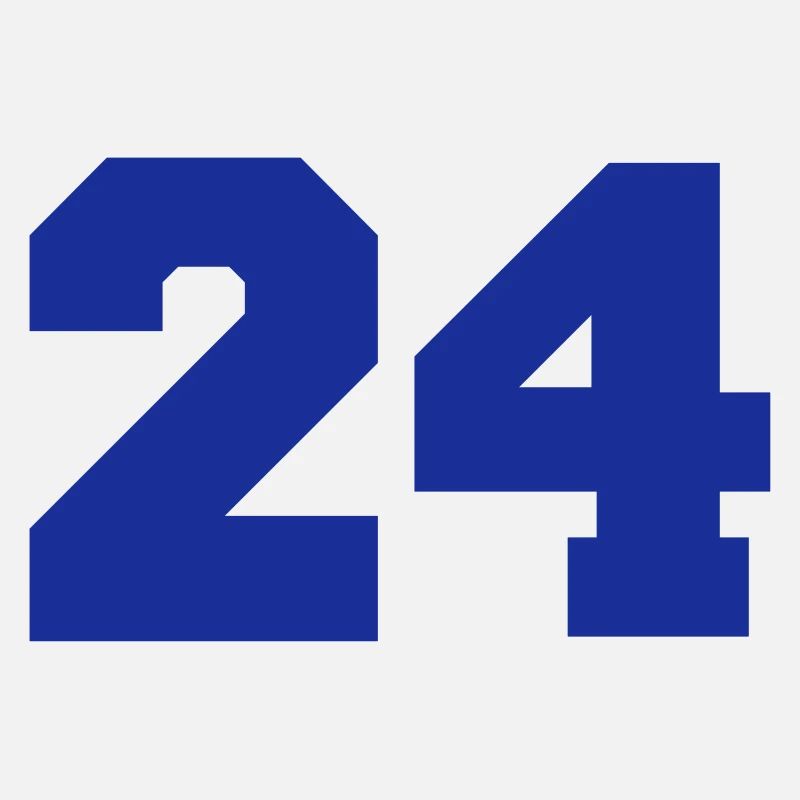 24, Zahlen, Nummer, Rückennummer