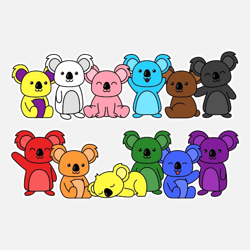 Pride Progress Flag Koala for Equality