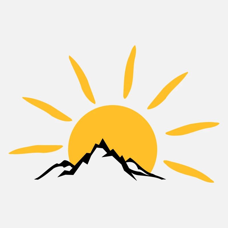Landschaft - Berge Sonne