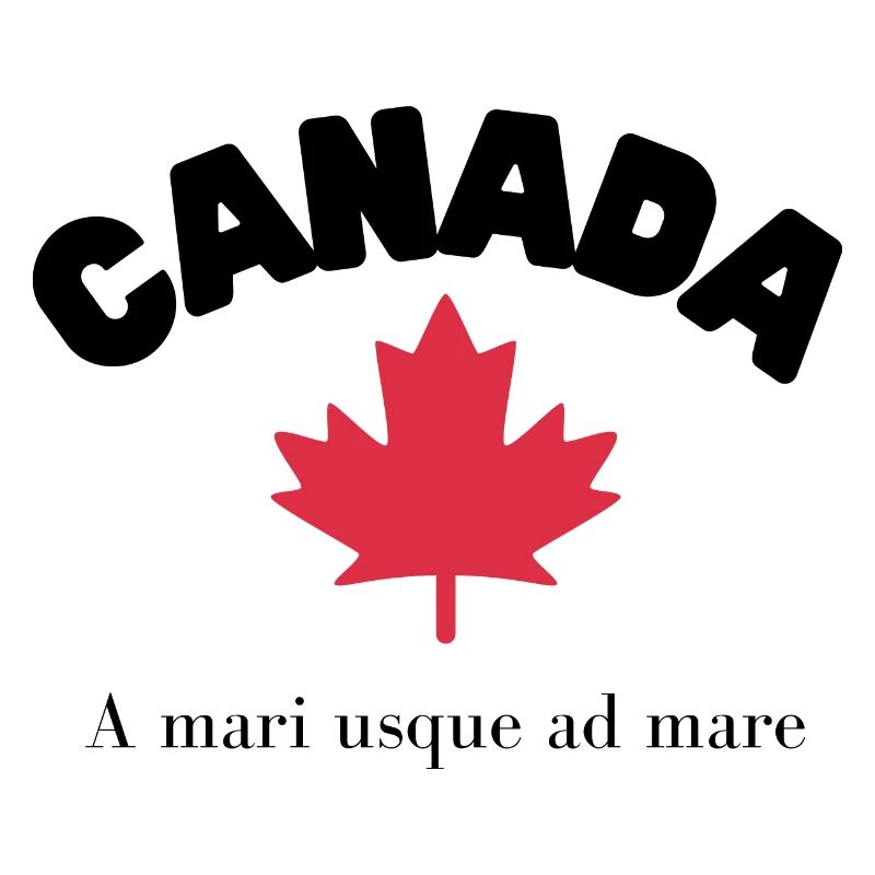 CANADA avec feuille d’érable et devise