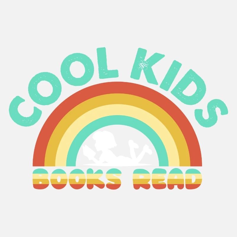 Coole Kinder lesen Buch Reader Funny Bookworm