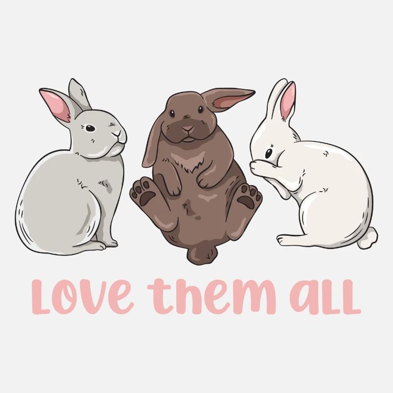 Cute rabbit design for bunny owners