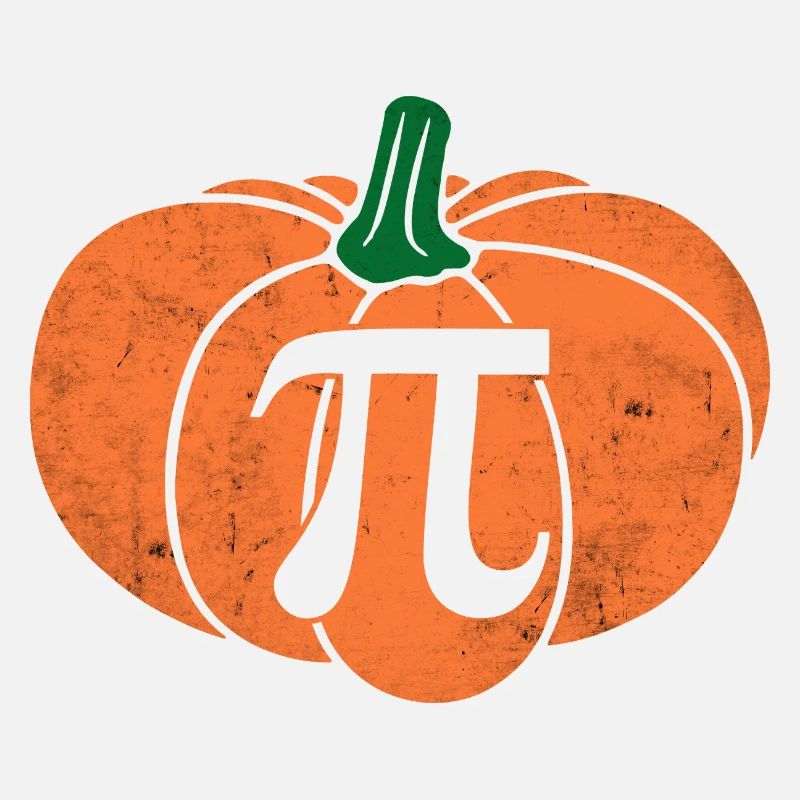Distressed Pumpkin Pi Math Teacher Haloween