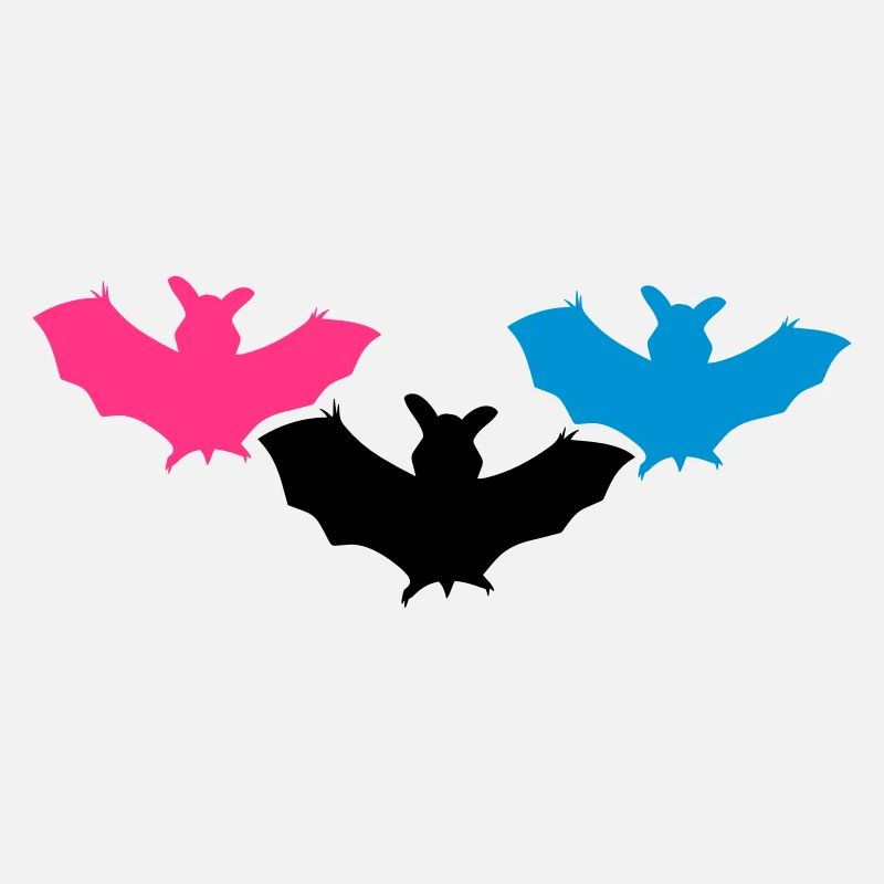 silhouette bat halloween horror Outline Design Sha