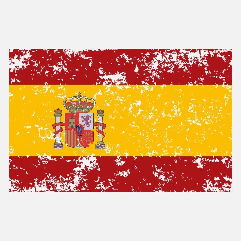 Drapeau de l’Espagne, effet usé