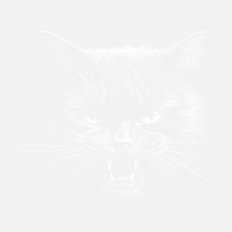 Aggressive Katze