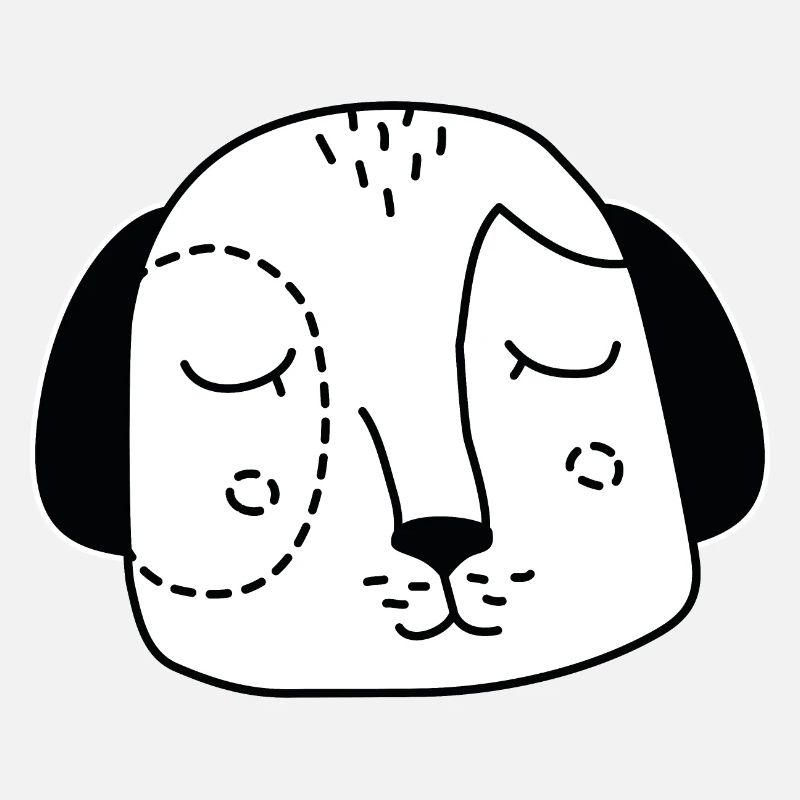 Hund Gesicht Hundekopf