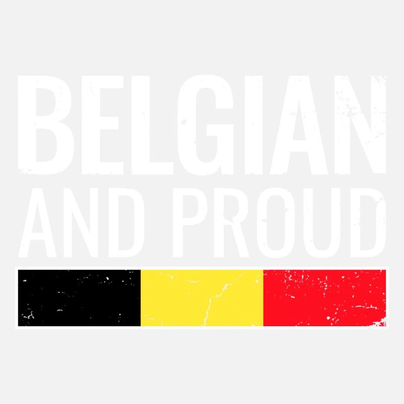 Drapeau belge et fier du drapeau belge