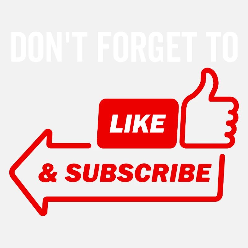 Don't Forget To Like and Subscribe