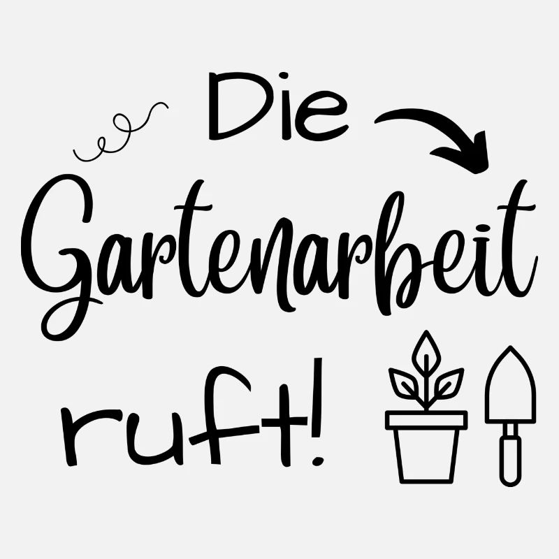 "Die Gartenarbeit ruft" Frühlingsdesign,Frühling
