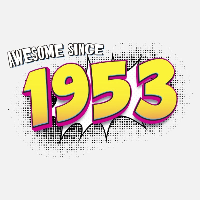 Retro 70th birthday in Pop Art Comic Book Style