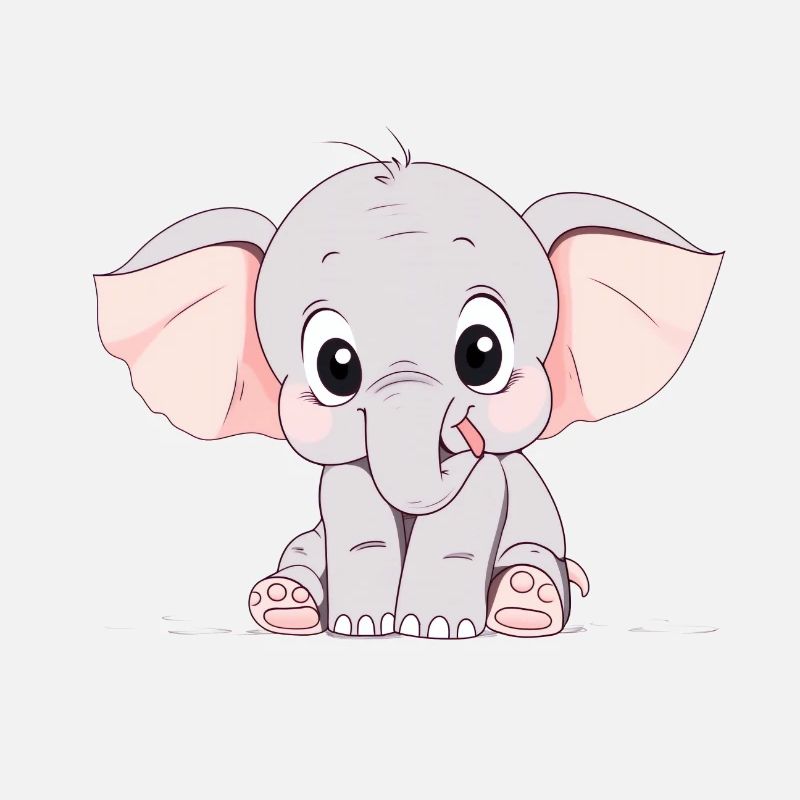 Mignon petit éléphant