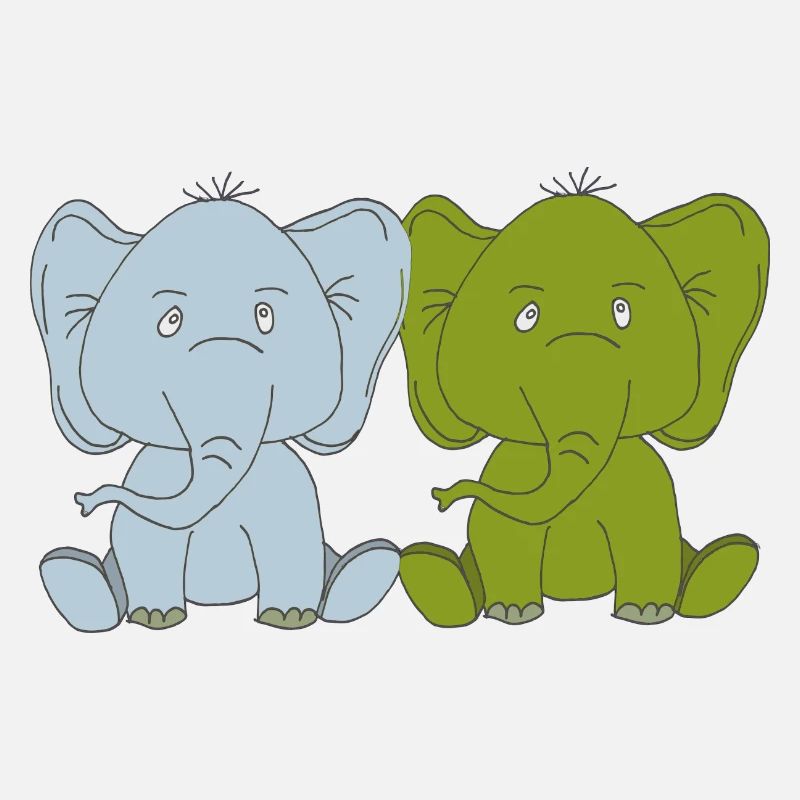 Two Elephant Babies