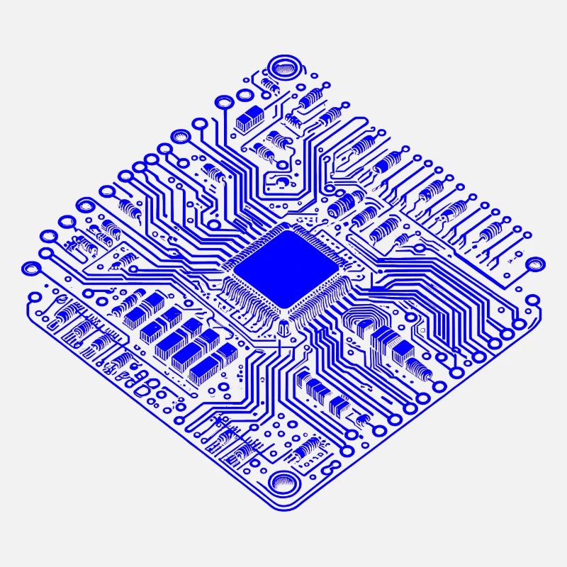 CPU anatomique et PCB - Cool Computer Scientists
