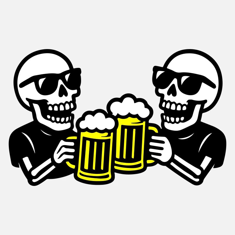 Skeleton Party Beer Team