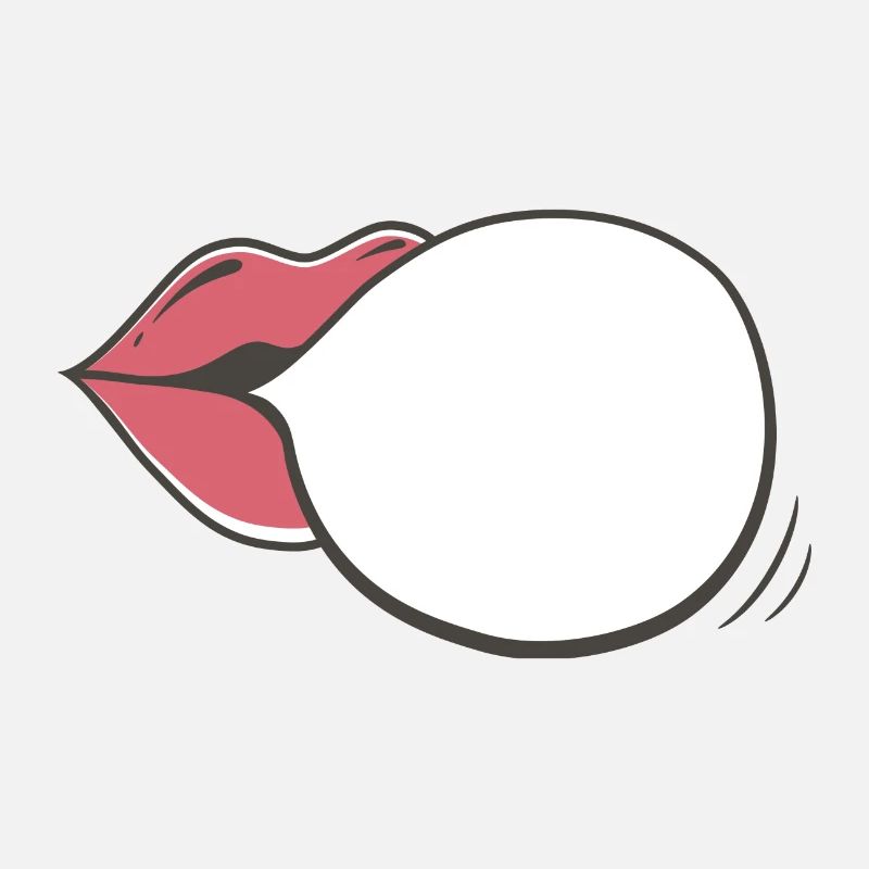 Mouth speech bubble communication