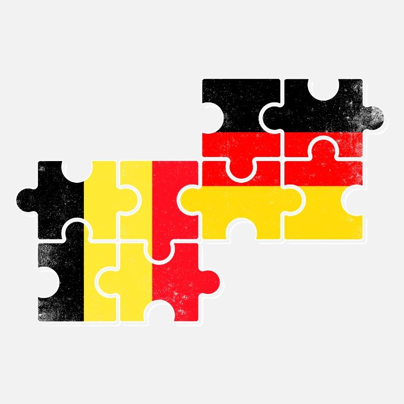 Belgium Germany Flag Belgian German