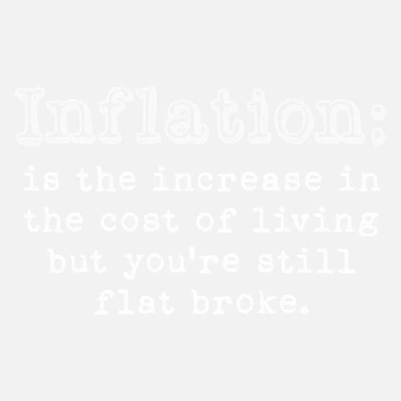 Inflation=Augmentation du coût de la vie Faillite