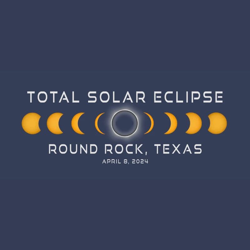 Round Rock Texas Solar Eclipse 2024 April 8